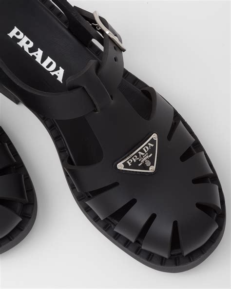 Black Sporty foam rubber sandals 